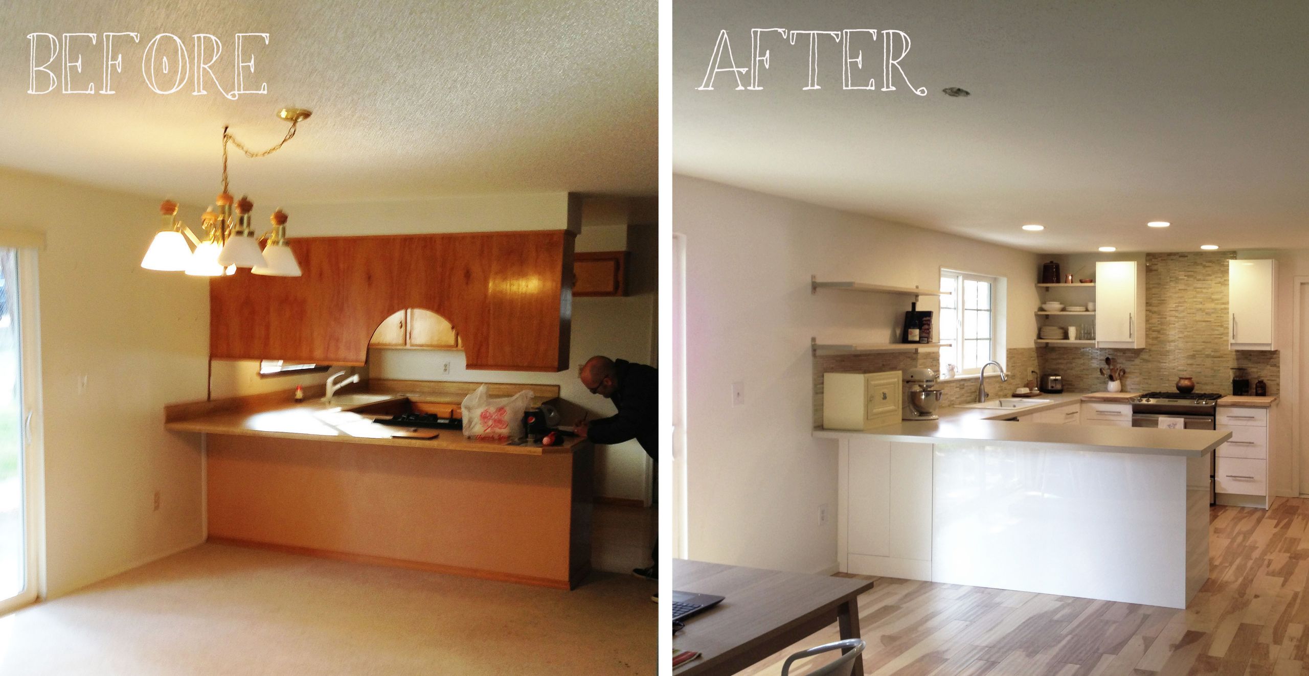 Small Kitchen Before And After
 Small Kitchen Remodel Before and After for Stunning and