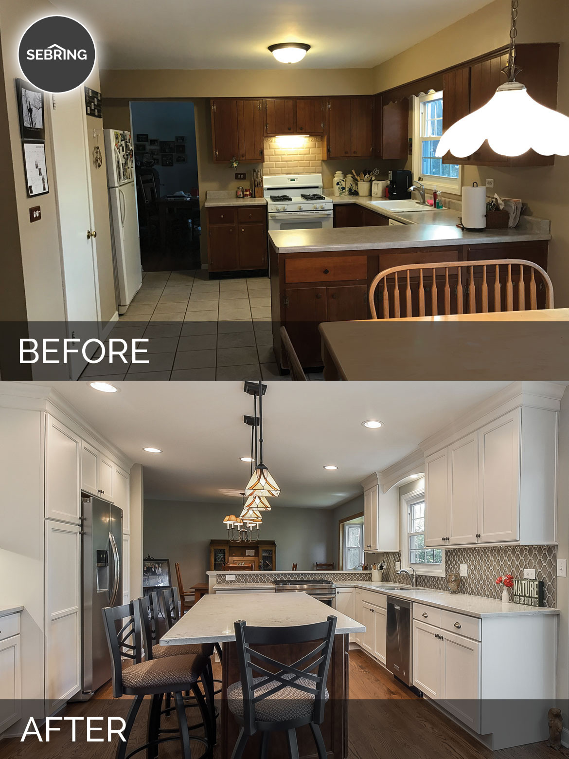 Small Kitchen Before And After
 Scott & Ann s Kitchen Before & After