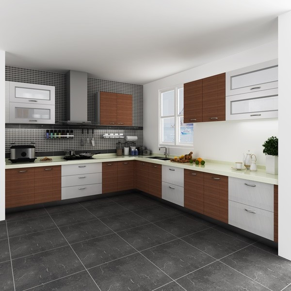 Small Kitchen Cabinet Set
 Modular Kenya Project Simple L shaped Small Kitchen