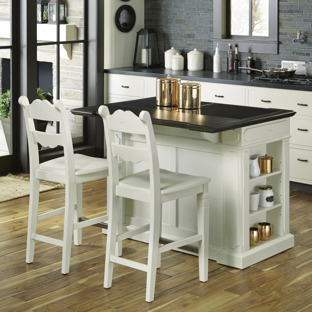 Small Kitchen Island With Stools
 Fiesta Granite Top Kitchen Island with 2 Stools