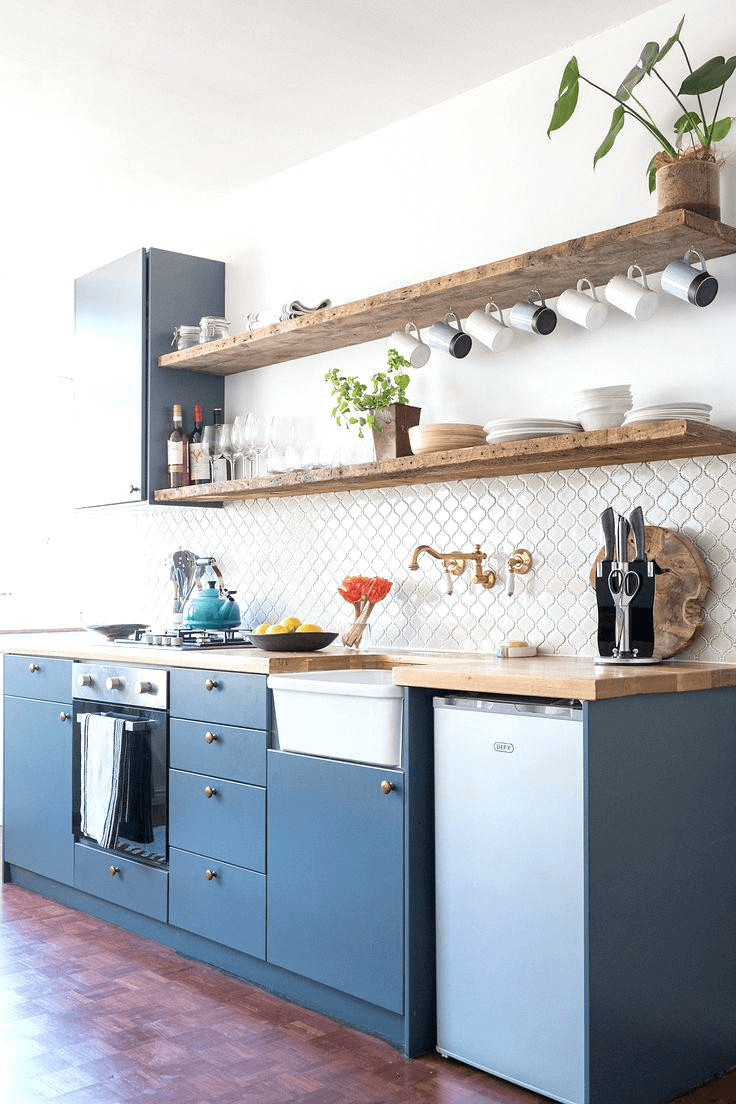 Small Kitchen Shelf
 Spots to Put Floating Shelves for a Small Kitchen