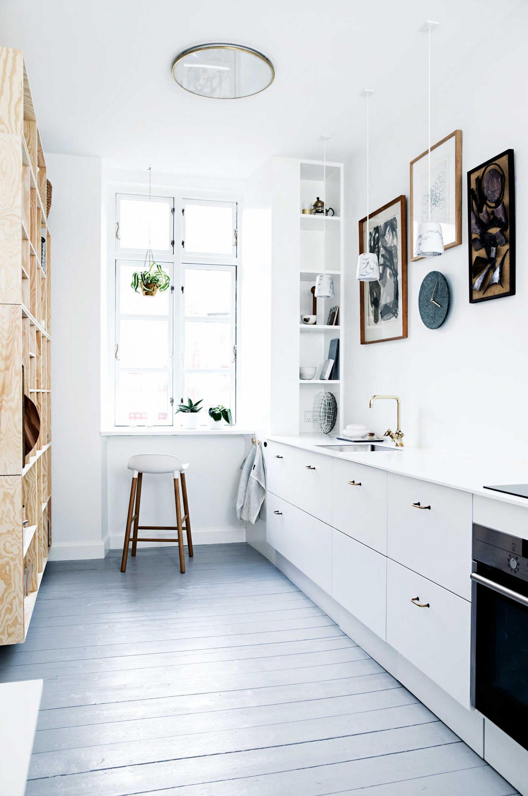 Small Kitchen Shelf
 decordots Two looks of a small kitchen with amazing open