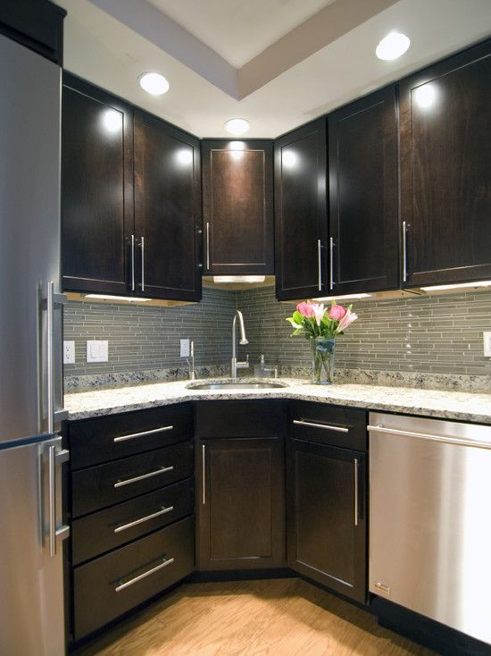 Small Kitchen Sink And Cabinet
 30 Amazing Kitchen Dark Cabinets Design Ideas Decoration