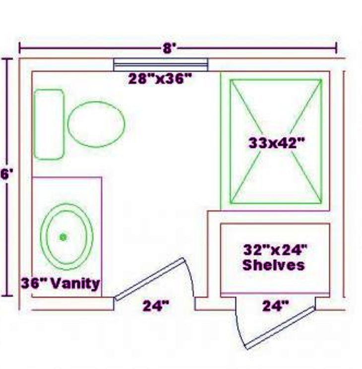 Small Master Bathroom Floor Plans
 51 best Shower no tub images on Pinterest