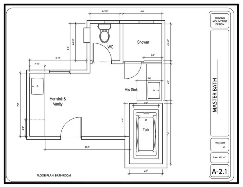 Small Master Bathroom Floor Plans
 Hollywood Hills Master Bathroom Design Project The Design