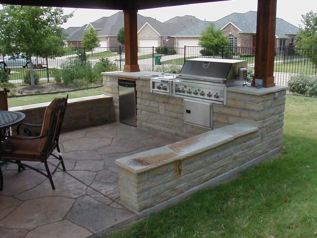 Small Outdoor Kitchen
 Design And Decor Small Outdoor Area Ideas Patio For