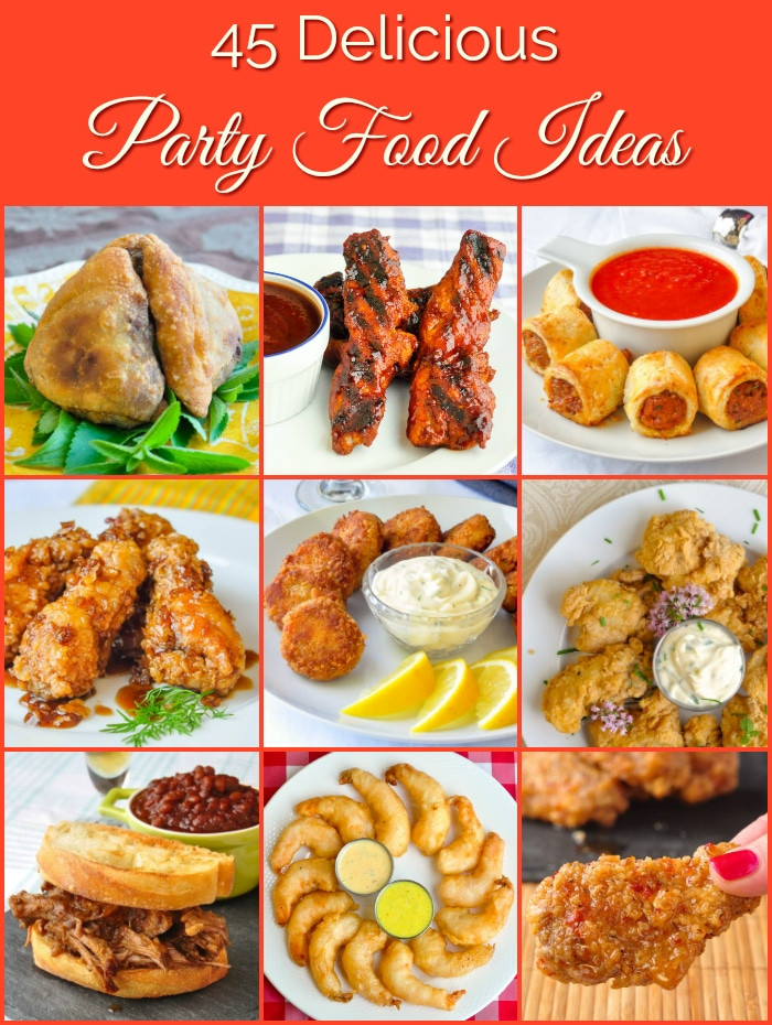 Small Party Food Ideas
 45 Great Party Food Ideas from sticky wings to elegant