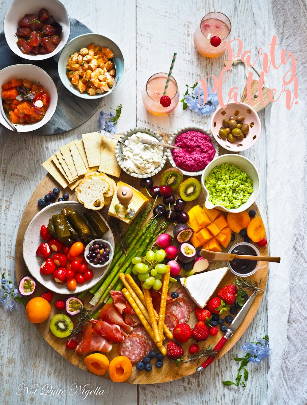 Small Party Food Ideas
 Healthy New Year s Party Platter Not Quite Nigella