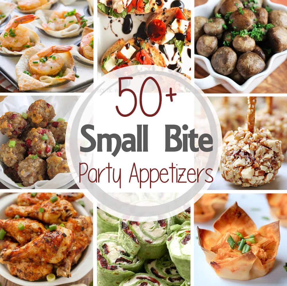 Small Party Food Ideas
 50 Small Bite Party Appetizers Julie s Eats & Treats