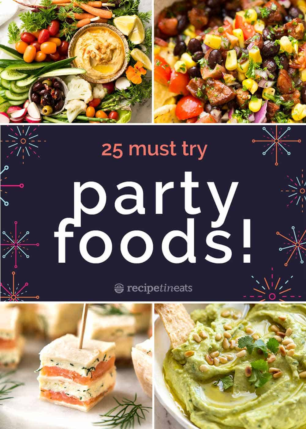 Small Party Food Ideas
 25 BEST Party Food Recipes