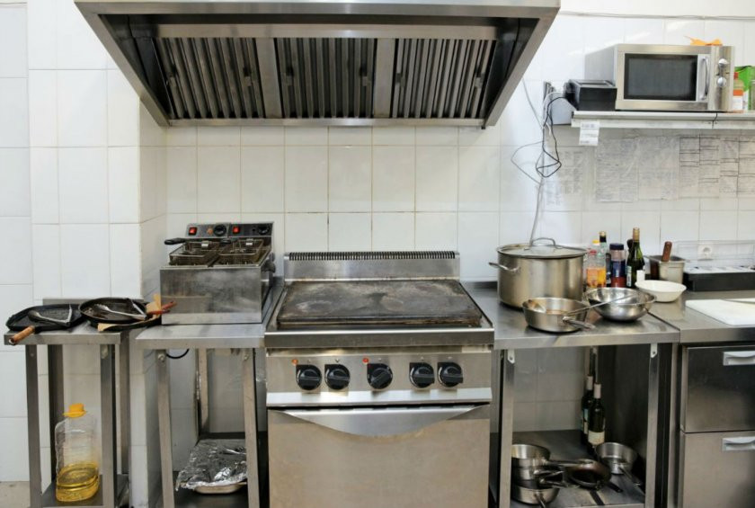 Small Restaurant Kitchen
 If a Restaurant Has a Low Health Department Rating Is it