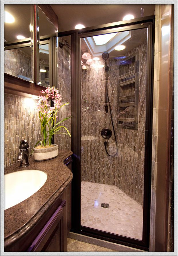 Small Rv With Bathroom
 44 best images about Extravagant RV interiors on Pinterest