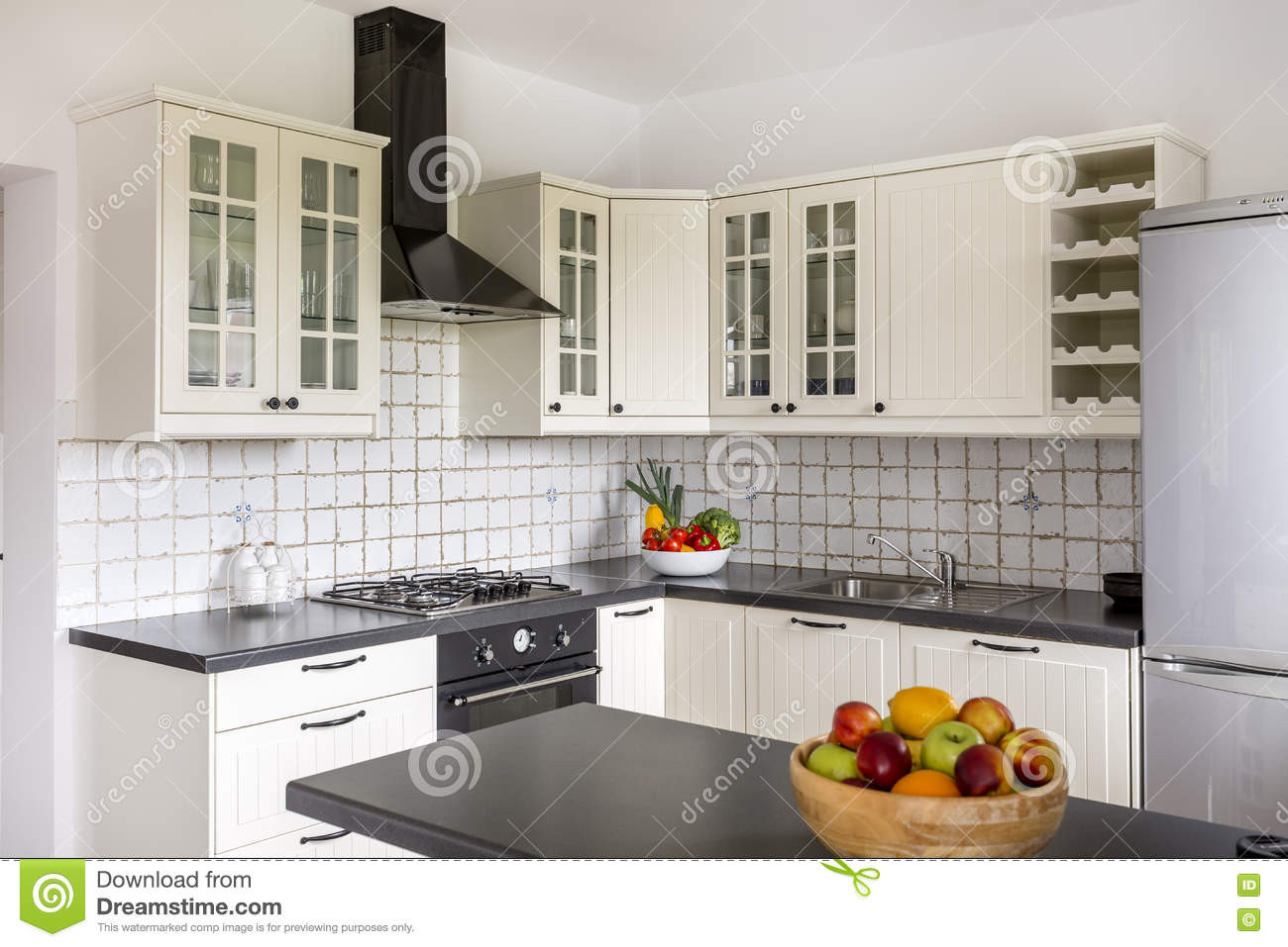 Small Space Kitchen Solutions
 Space saving Solution For Small Kitchen Idea Stock