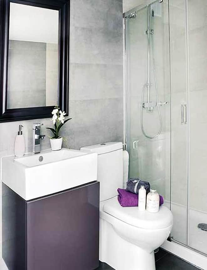 Small Square Bathroom
 Great Interior Design of a Small 40 Square Meter Apartment