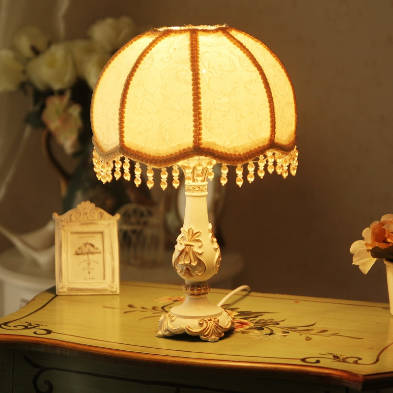 Small Table Lamps For Bedroom
 American European simple modern small table lamp garden