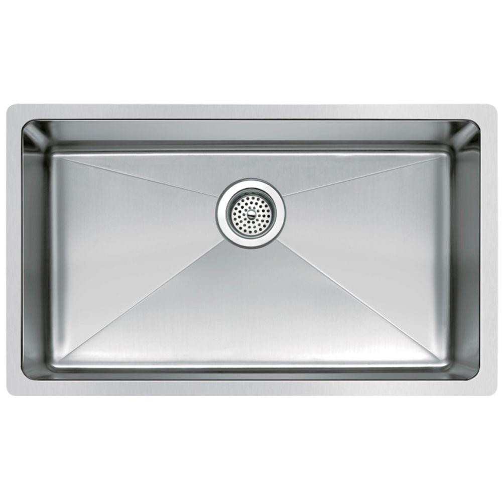 Small Undermount Kitchen Sink
 Water Creation Undermount Small Radius Stainless Steel 30