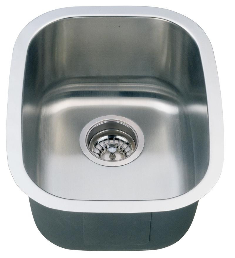 Small Undermount Kitchen Sink
 14" small undermount stainless steel single bowl kitchen