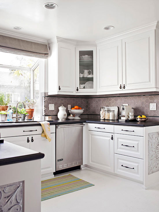 Small White Kitchen Ideas
 2013 White Kitchen Decorating Ideas from BHG