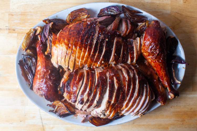 Smitten Kitchen Thanksgiving
 dry brined turkey with roasted onions – smitten kitchen