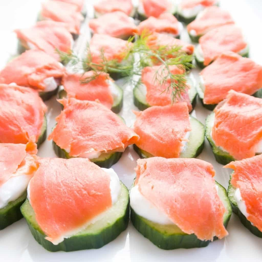 Smoked Salmon Appetizer Platter
 Smoked Salmon Platter Cucumber Bites Low Carb Gluten free