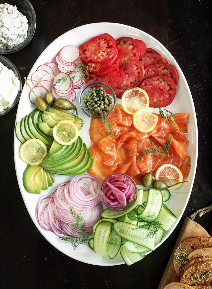 Smoked Salmon Appetizer Platter
 smoked salmon platter presentation