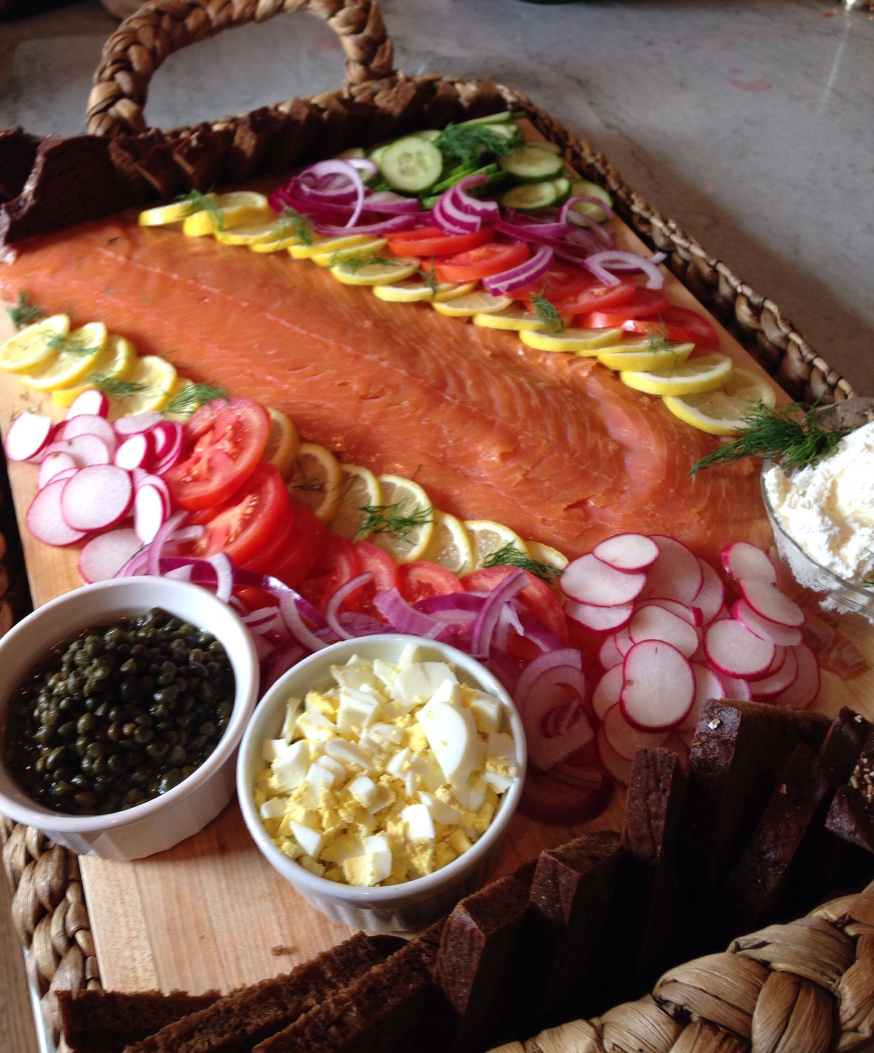 Smoked Salmon Appetizer Platter
 Smoked Salmon Platter