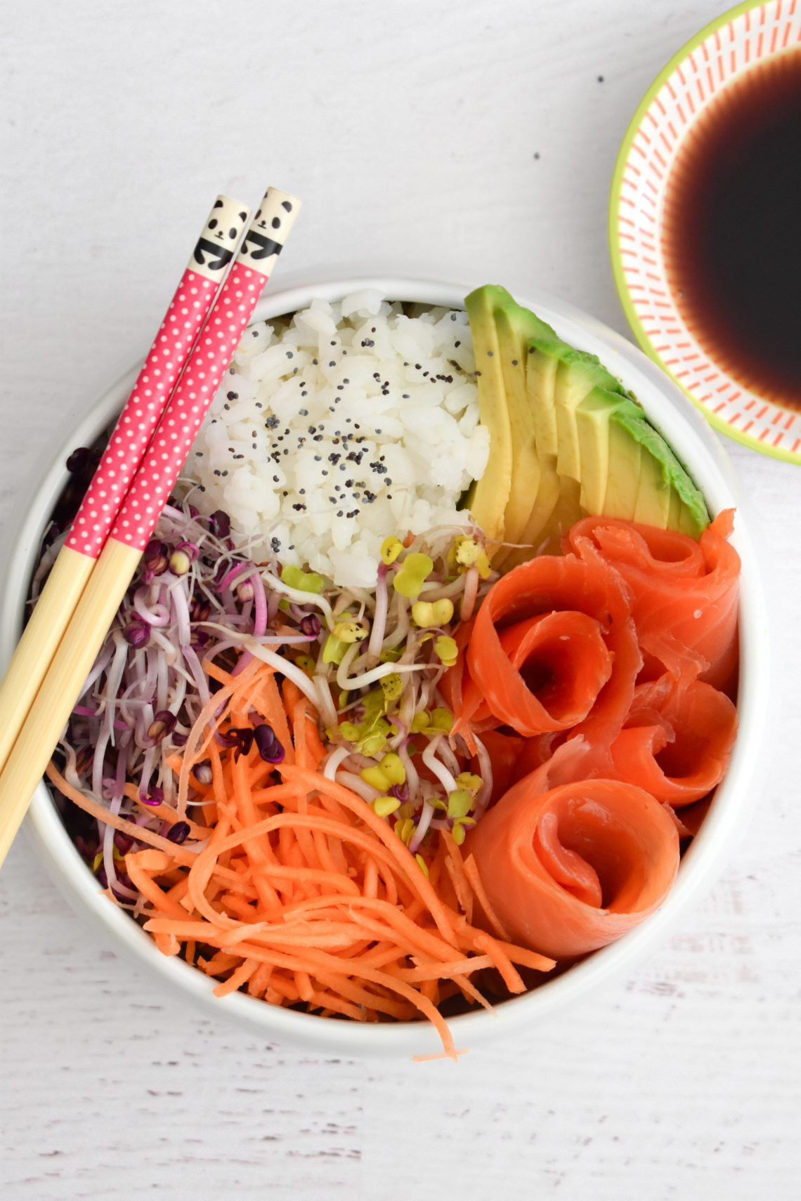 Smoked Salmon Poke Bowl
 Gluten Free Smoked Salmon Poke Bowl