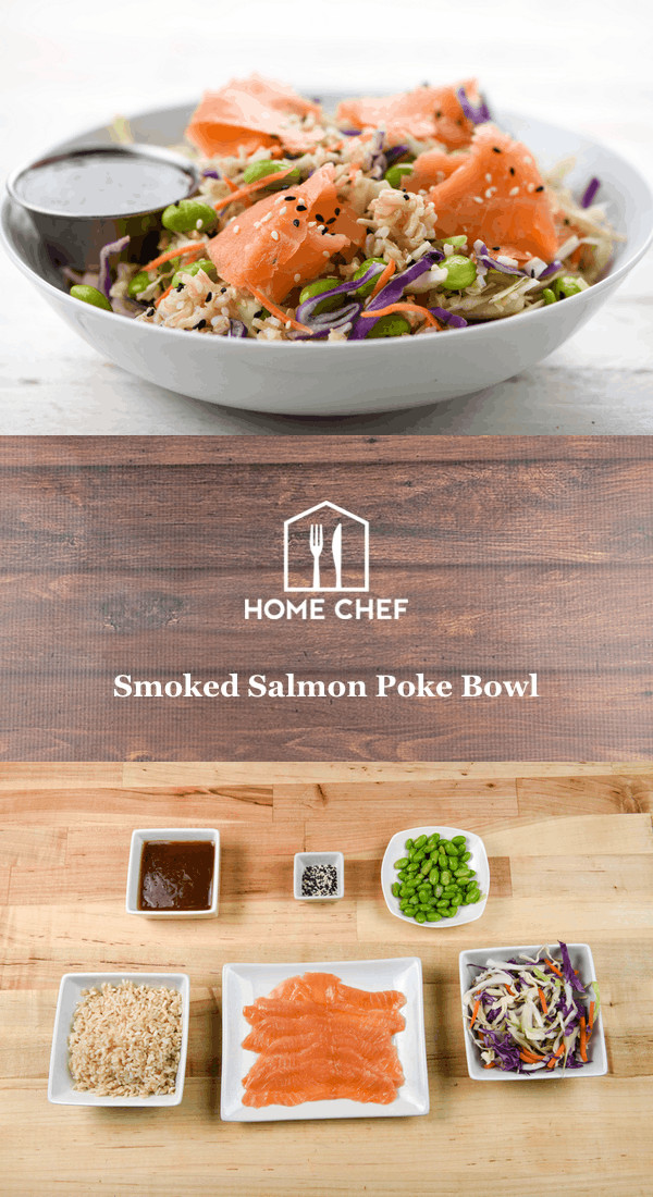 Smoked Salmon Poke Bowl
 Smoked Salmon Poke Bowl no cooking required