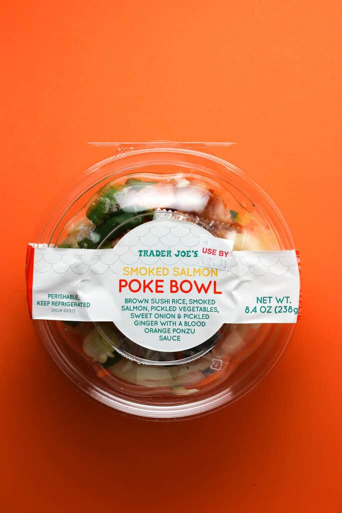 Smoked Salmon Poke Bowl
 Trader Joe s Smoked Salmon Poke Bowl