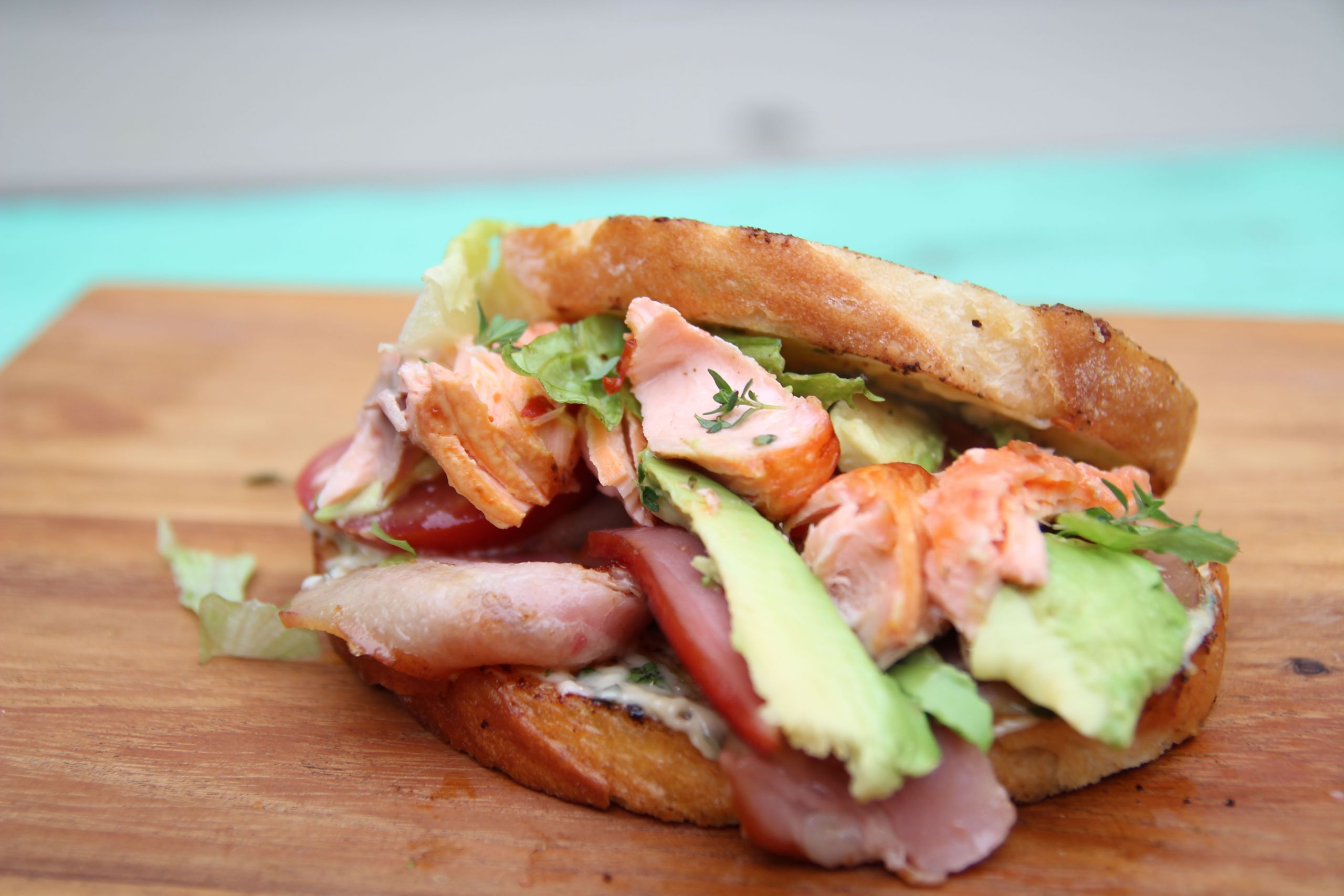Smoked Salmon Sandwich Recipe
 Hot Smoked Salmon Club Sandwich – Jamie Oliver’s fort