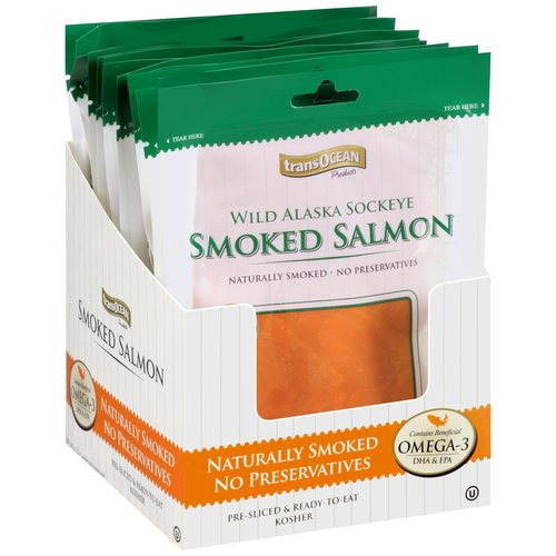 Smoked Salmon Walmart
 Trans Ocean Wild Alaska Sockeye Smoked Salmon 4 oz