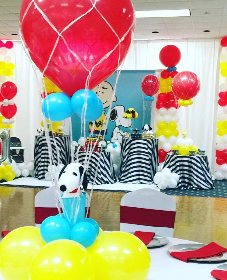 Snoopy Birthday Decorations
 Snoopy And Pals Birthday Birthday Party Ideas & Themes