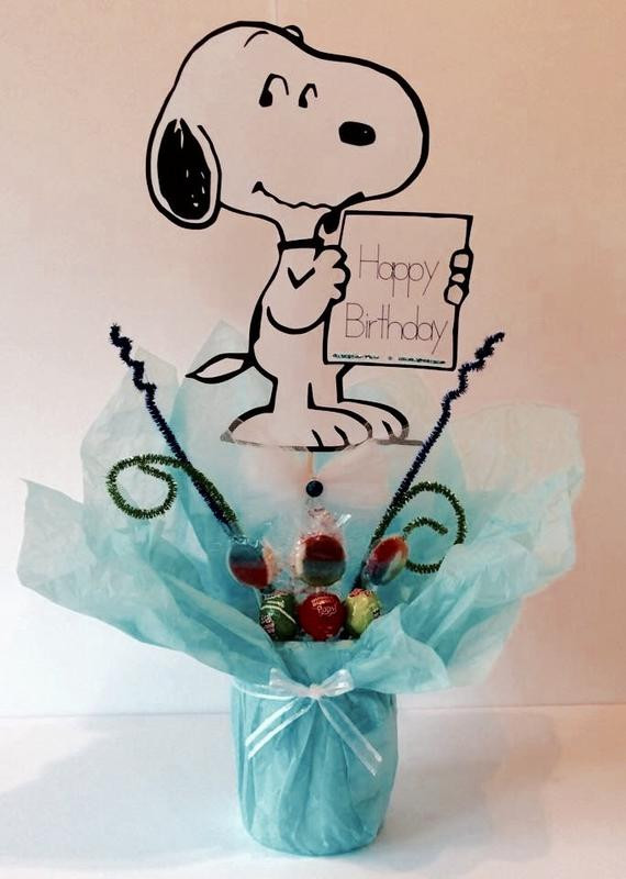 Snoopy Birthday Decorations
 Snoopy Centerpiece stick birthday party decorations supplies