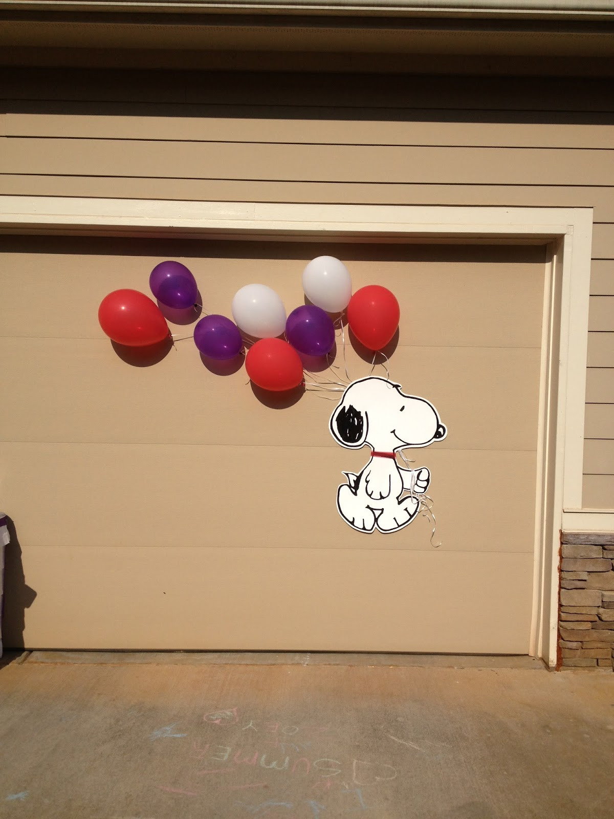 Snoopy Birthday Decorations
 Living is easy Planning for a Snoopy Birthday Party