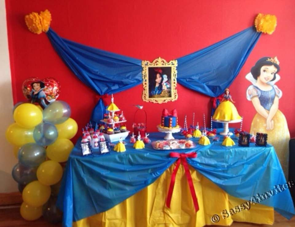 Snow White Birthday Decorations
 Snow White Birthday "Snow White Birthday Party"