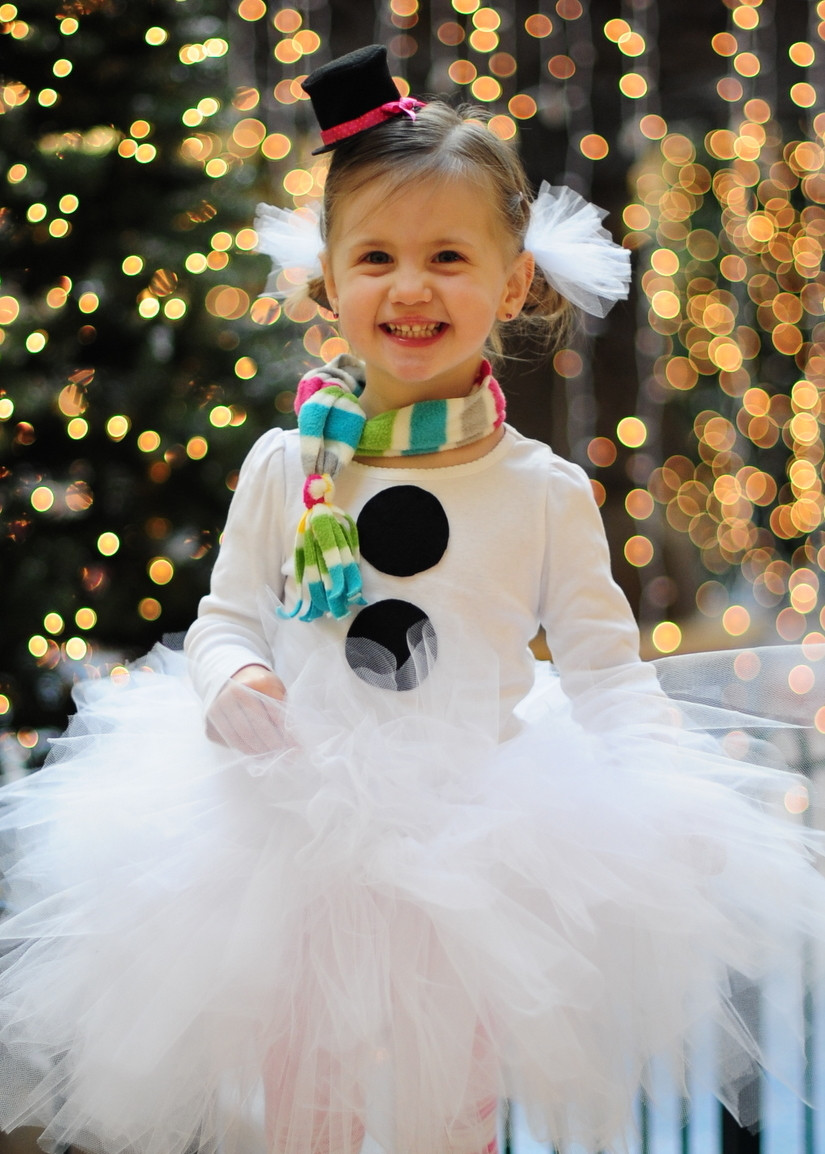 Snowman Costume DIY
 KIDS DIY Snowman tutu Really Awesome Costumes