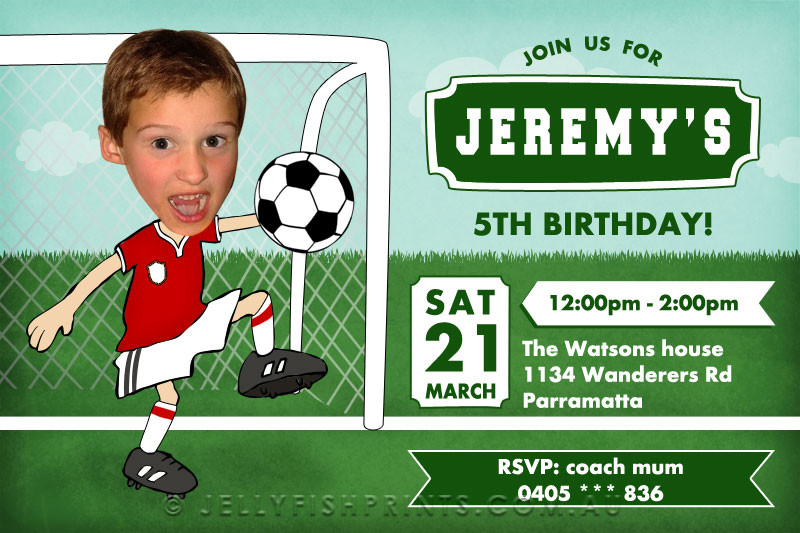 Soccer Birthday Party Invitations
 Soccer Birthday Invitations Printable