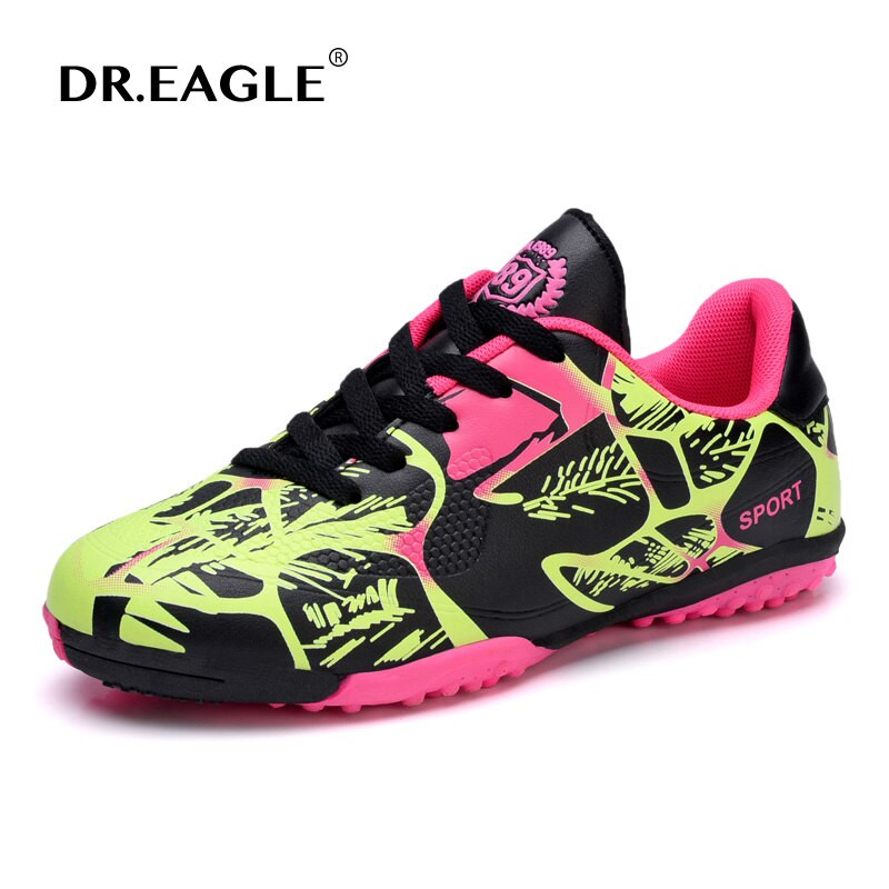 Soccer Shoes For Kids Indoor
 DR EAGLE Kids Football Shoes for Children Indoor futzalki