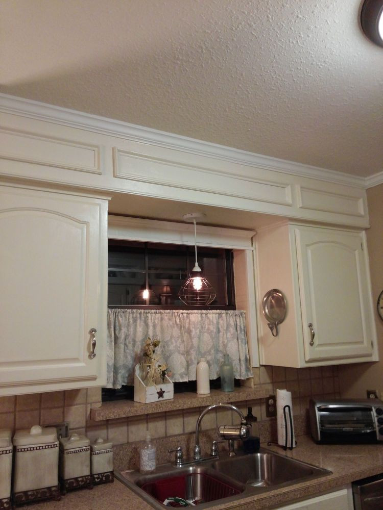 Soffit Above Kitchen Cabinets
 Update From Outdated Soffits to Usable Space