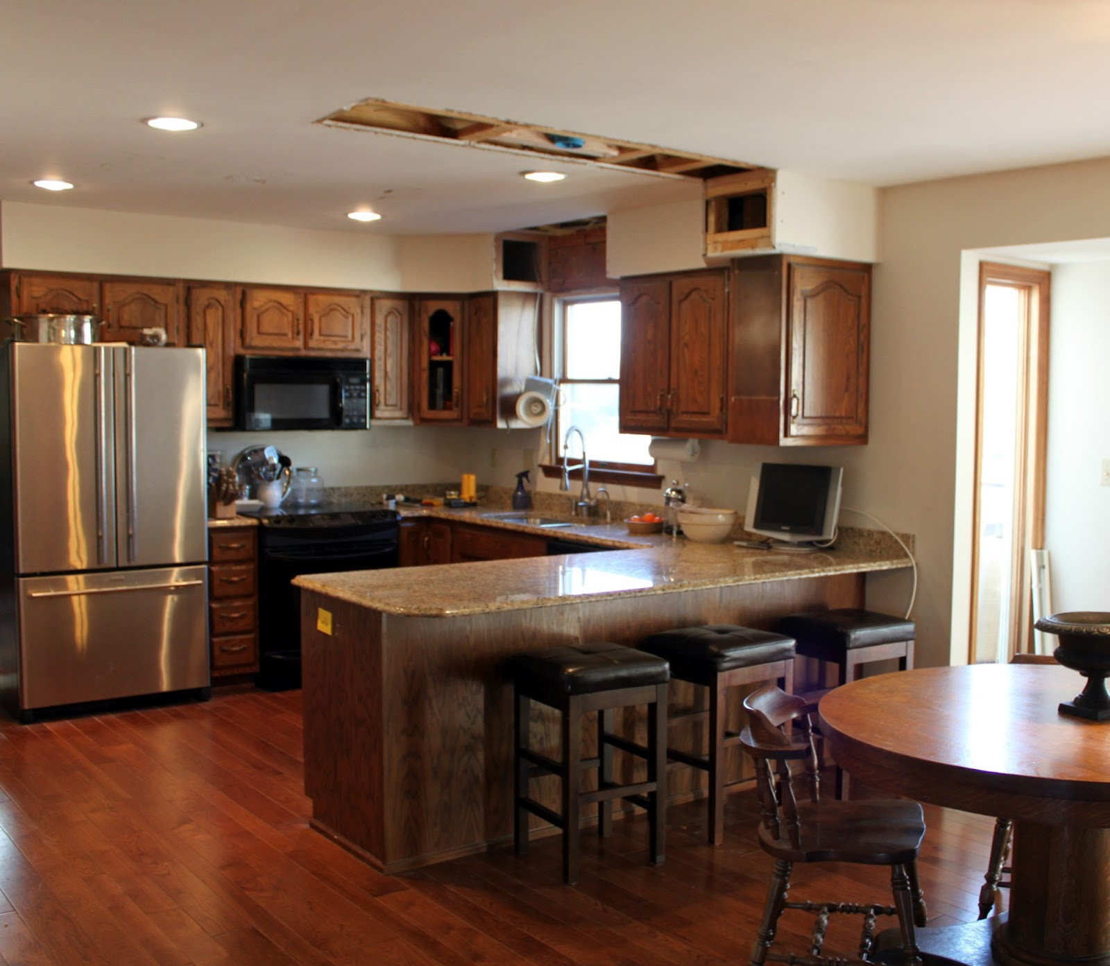 Soffit Above Kitchen Cabinets
 The Great Wieda Adventure New Kitchen or at least half