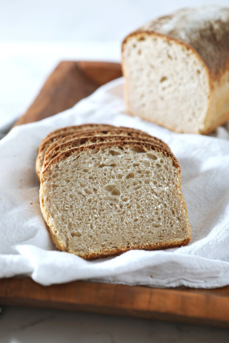 Soft Sandwich Bread Recipe
 This sourdough sandwich bread recipe is perfect for soft