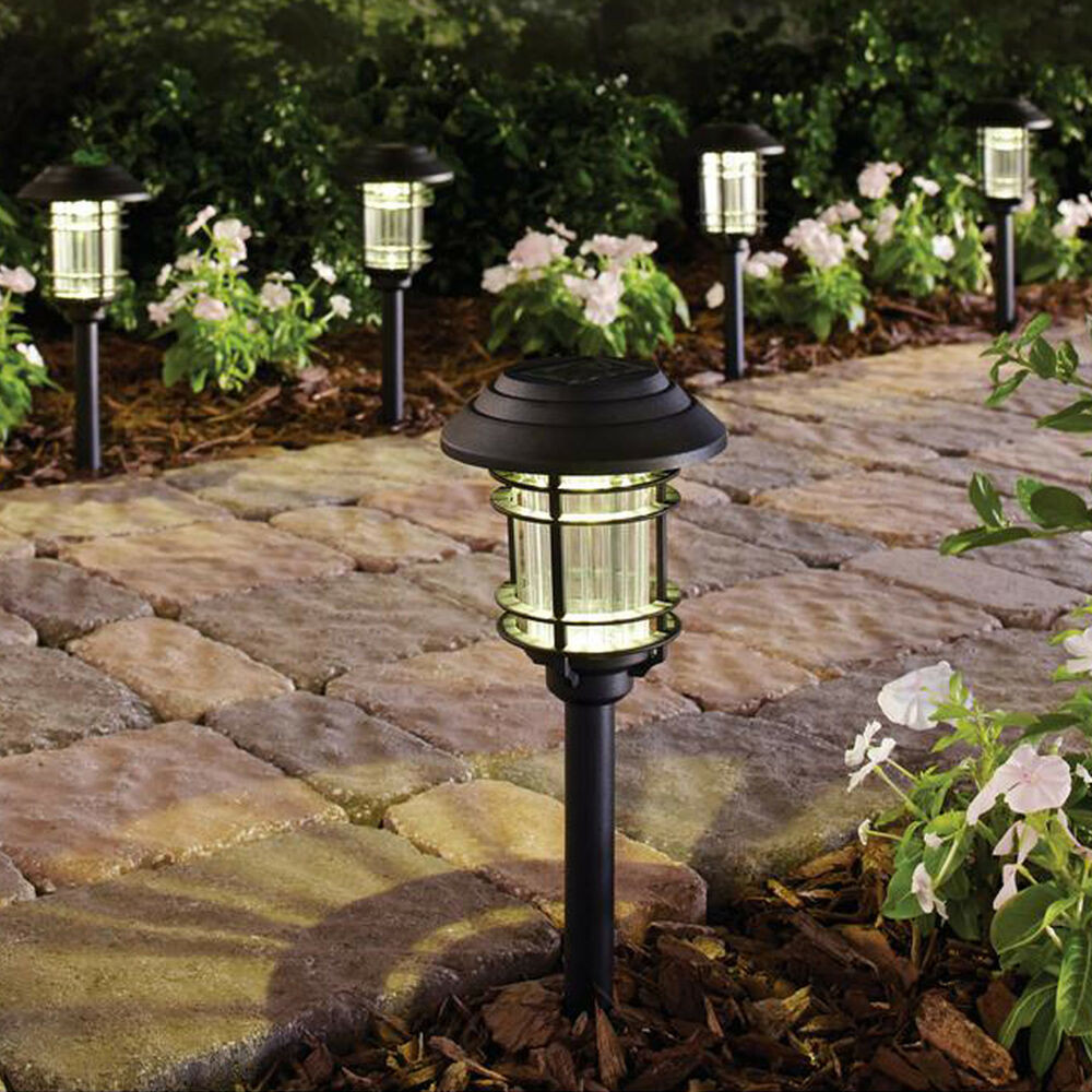 Solar Backyard Lights
 SOLAR LED PATHWAY LIGHTS Outdoor Path Light Garden Walkway