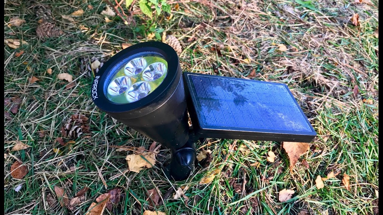 Solar Landscape Spot Light
 InaRock 2 in 1 Solar Powered LED Outdoor Garden Spotlight