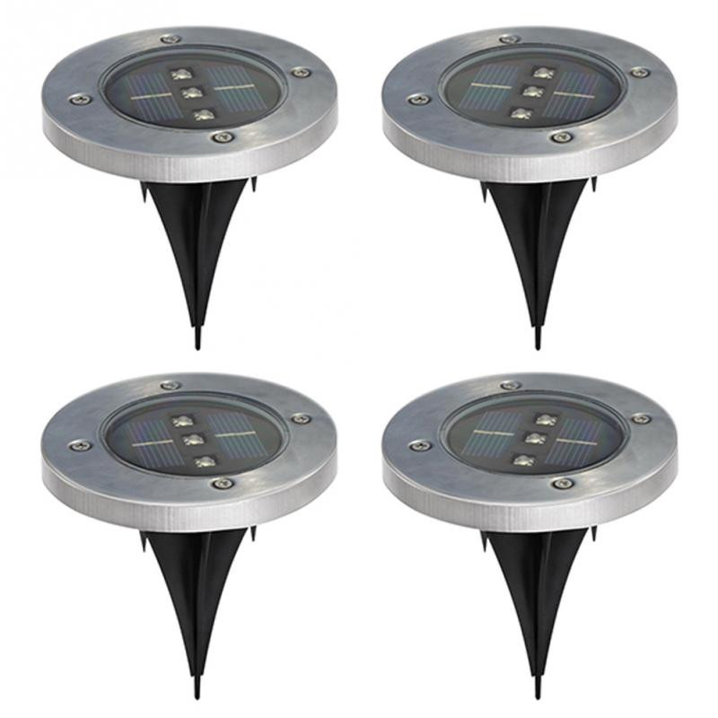 Solar Led Landscape Light
 4 Pack Solar Powered Ground Light Outdoor Lights