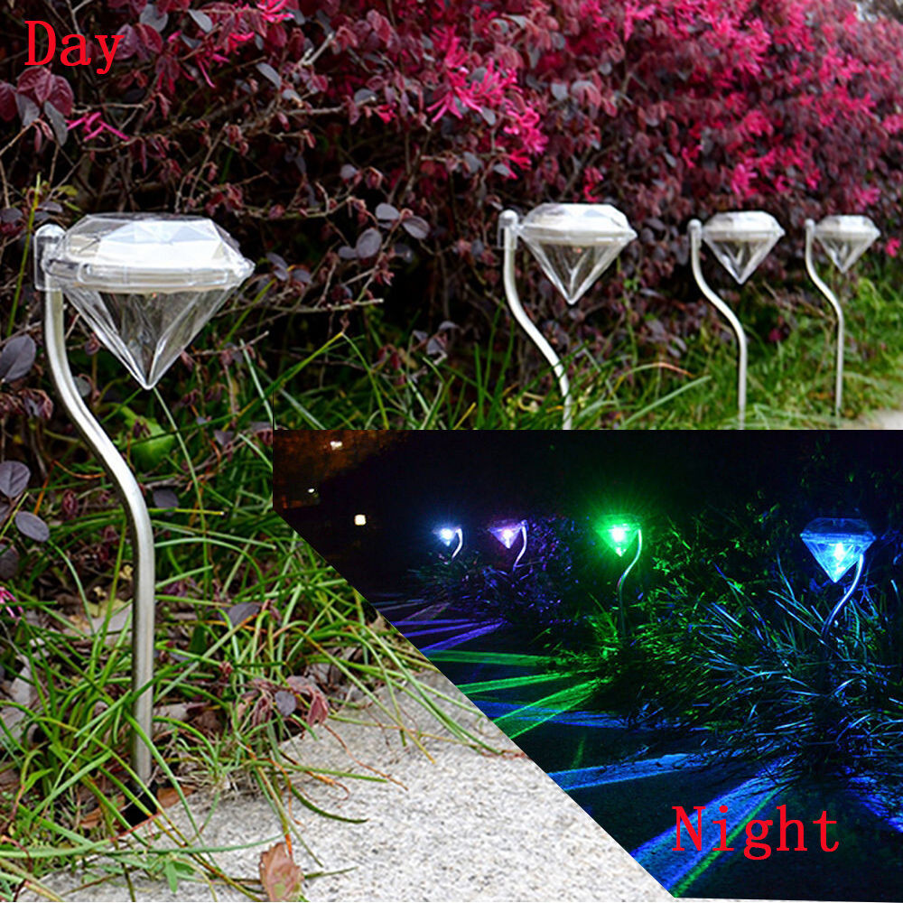 Solar Powered Landscape Lights
 4pcs Solar Powered Light Waterproof LED Garden Path Lawn