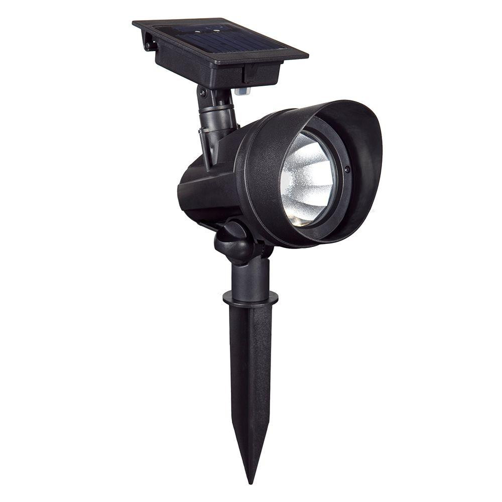 Solar Powered Landscape Lights
 Duracell Solar Powered Black Outdoor LED Spot Light 6