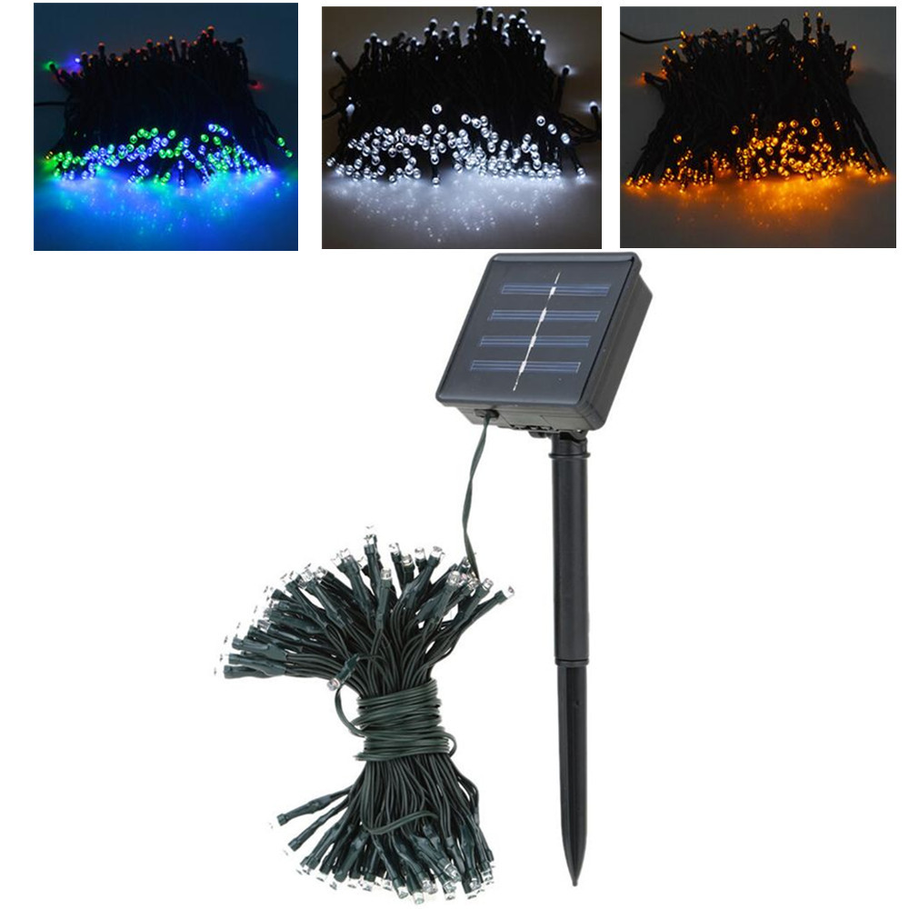 Solar Powered Landscape Lights
 Solar Lights Outdoor Solar Powered 12M Light 100 LED