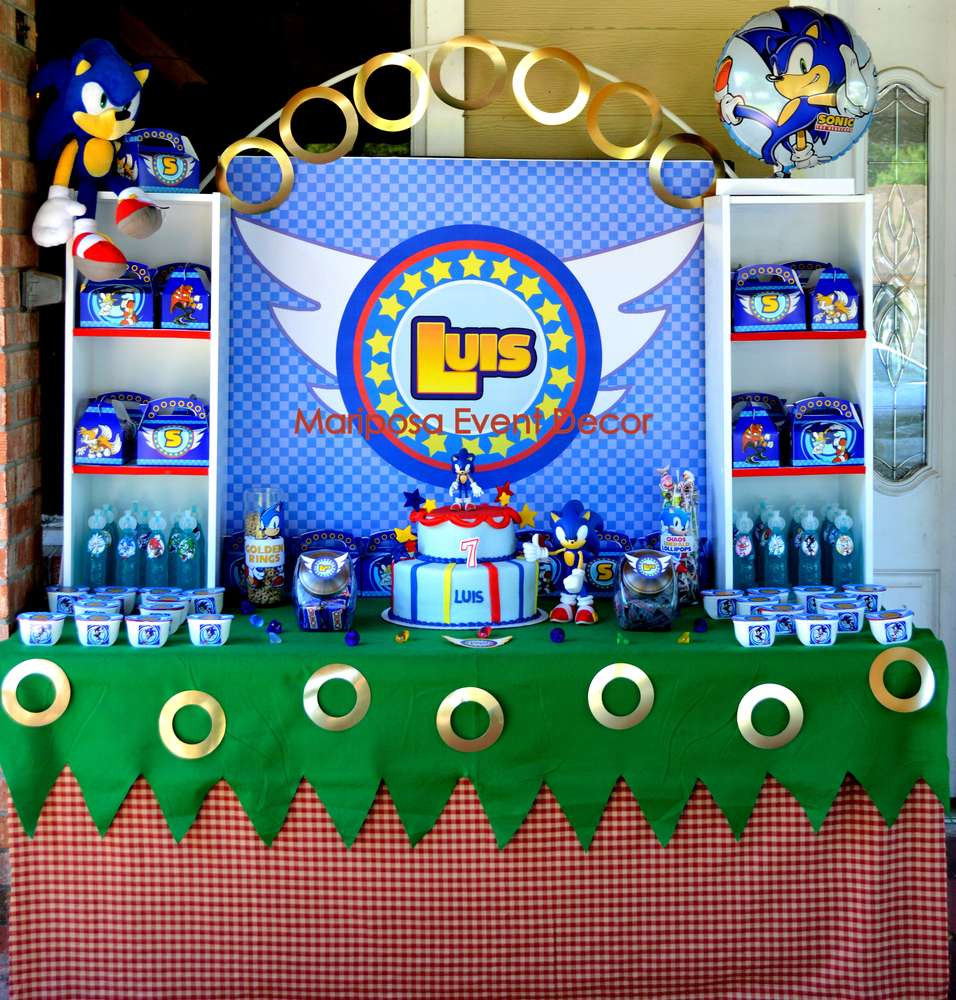 Sonic The Hedgehog Birthday Party Supplies
 Sonic the Hedgehog Birthday Party Ideas