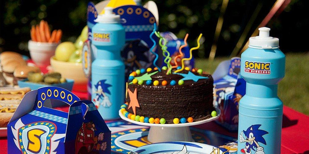 Sonic The Hedgehog Birthday Party Supplies
 Sonic the Hedgehog Party Supplies Kids Party Supplies