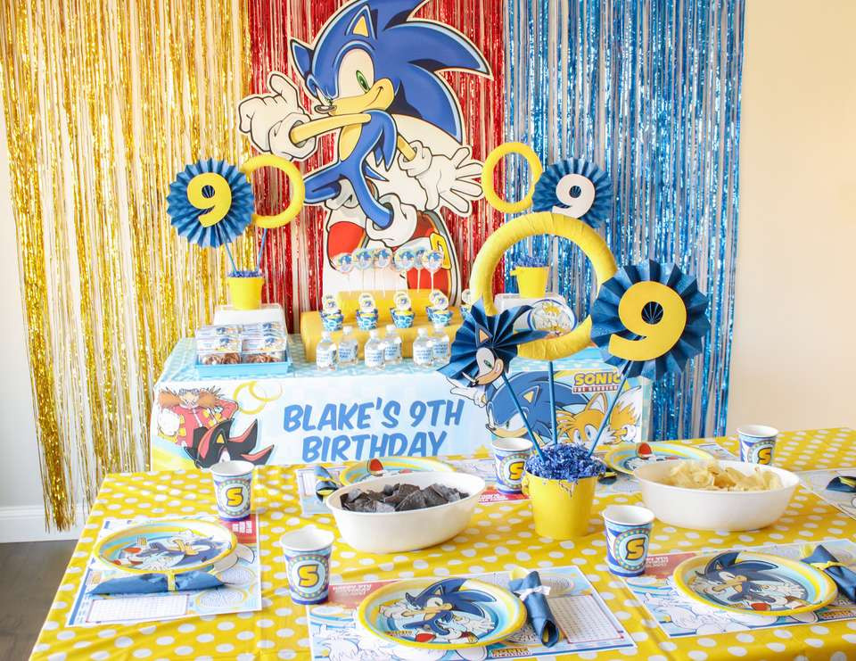 Sonic The Hedgehog Birthday Party Supplies
 Sonic the Hedgehog Birthday "Sonic the Hedgehog Party